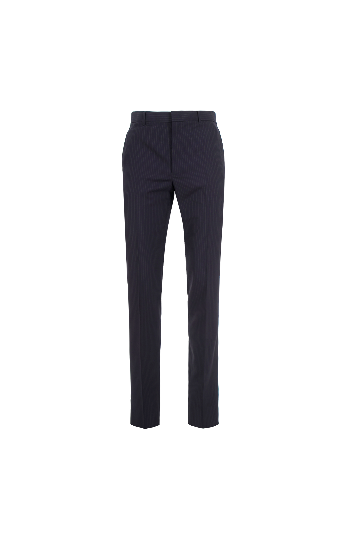 Tailored Wool Trousers in Navy