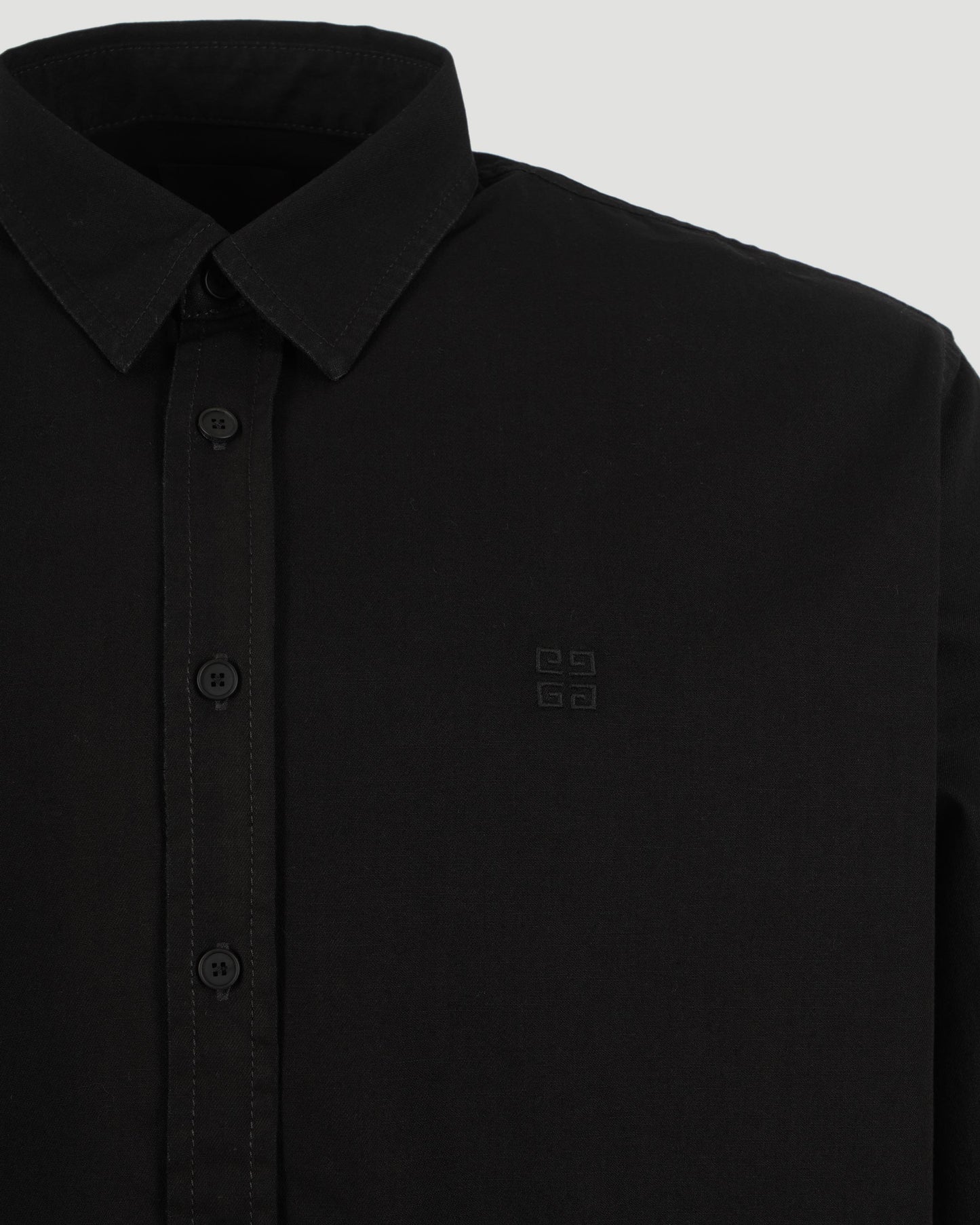 COTTON SHIRT IN BLACK