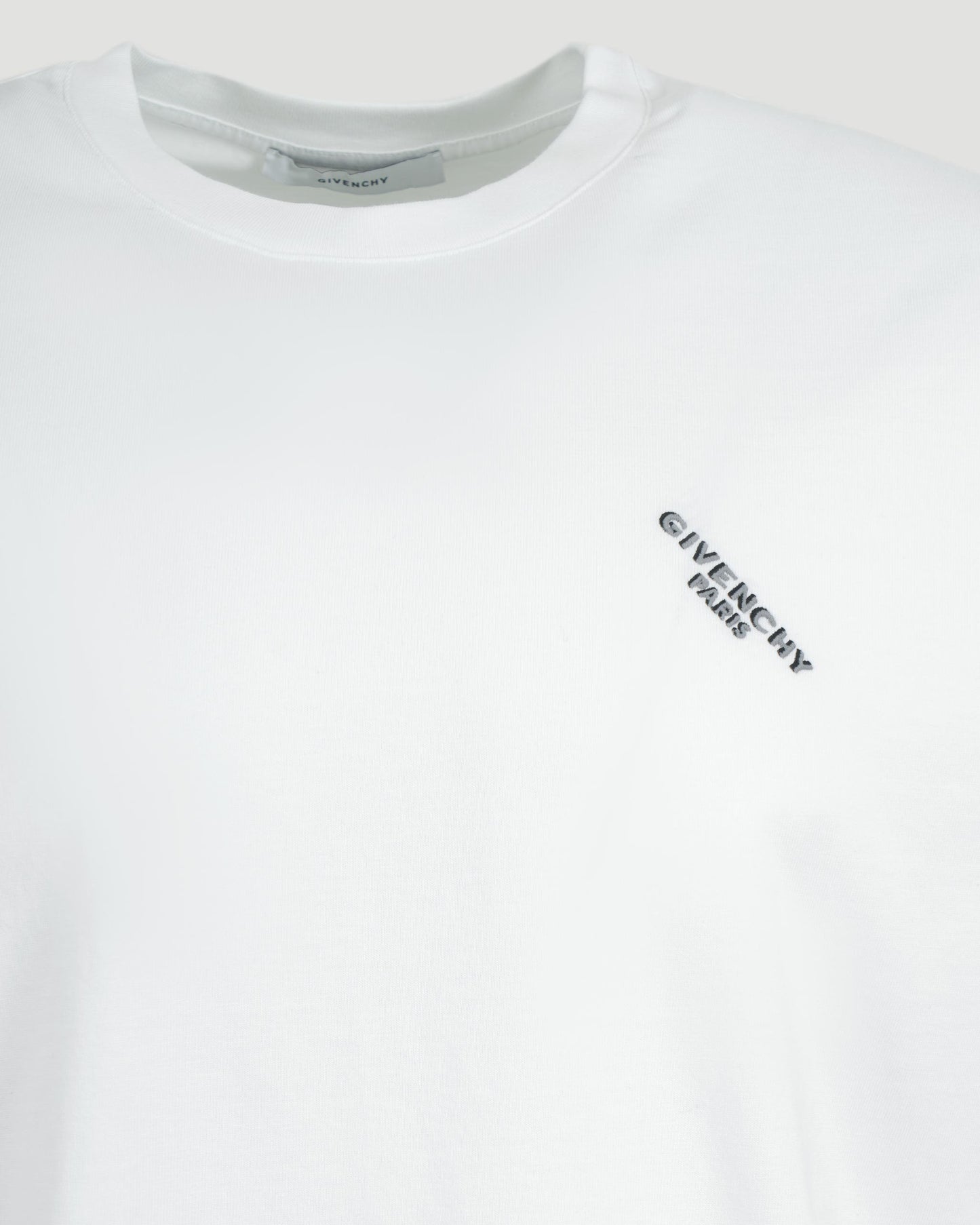 Cotton T-Shirt With GIVENCHY Shadow Print in White