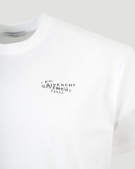 T-shirt with GIVENCHY Stamp Print