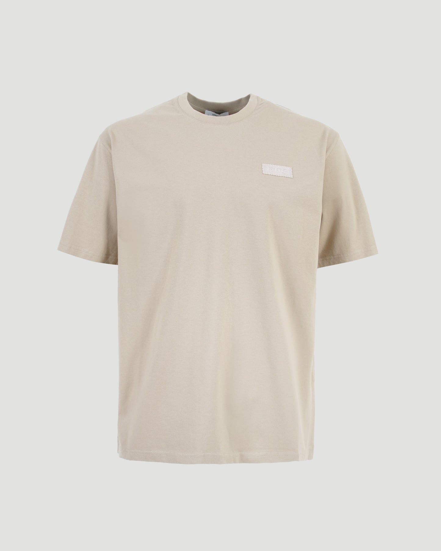 T-shirt in Cotton with GIVENCHY Paris Gros Grain