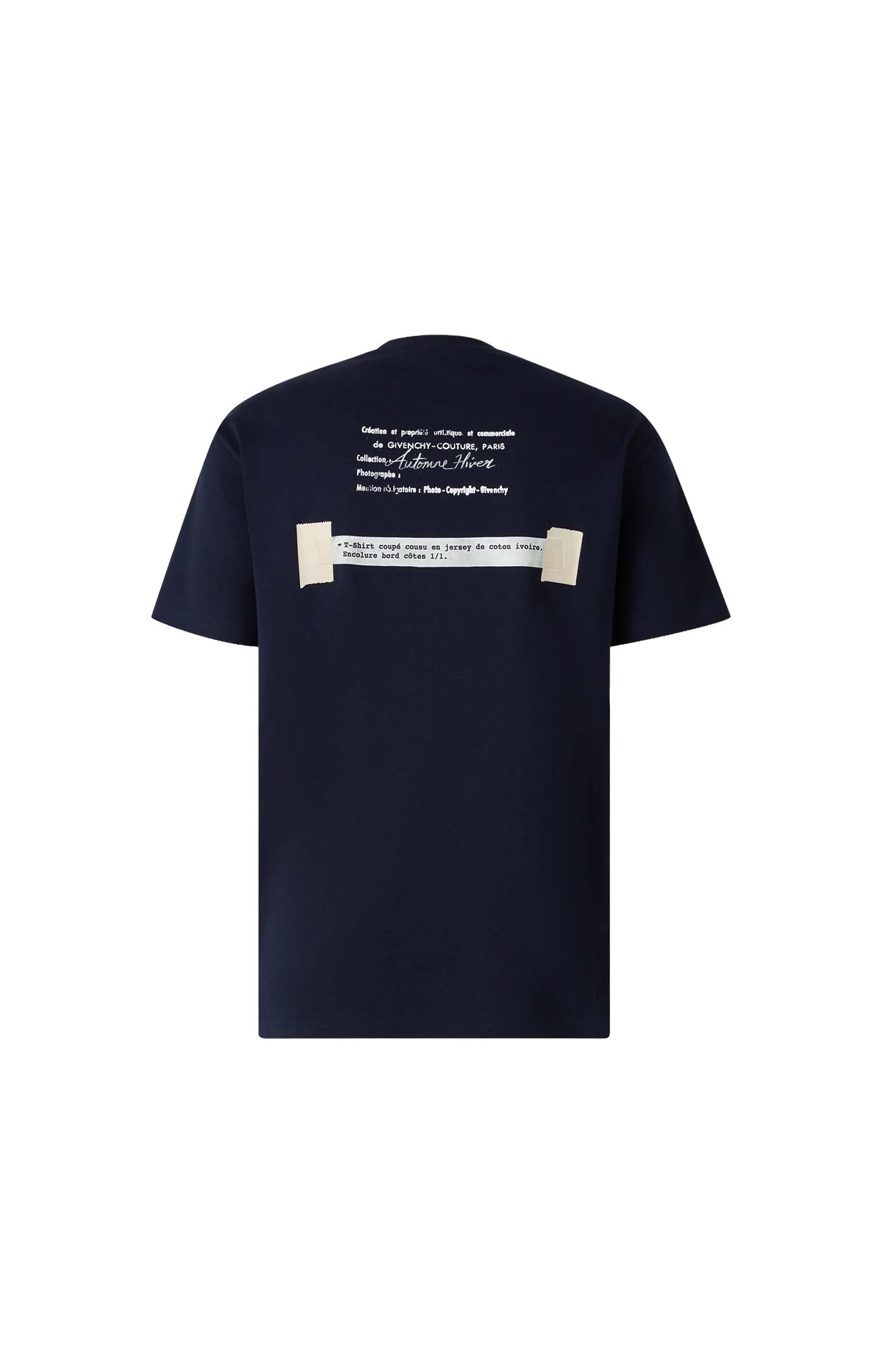 T-Shirt with Logo in Navy