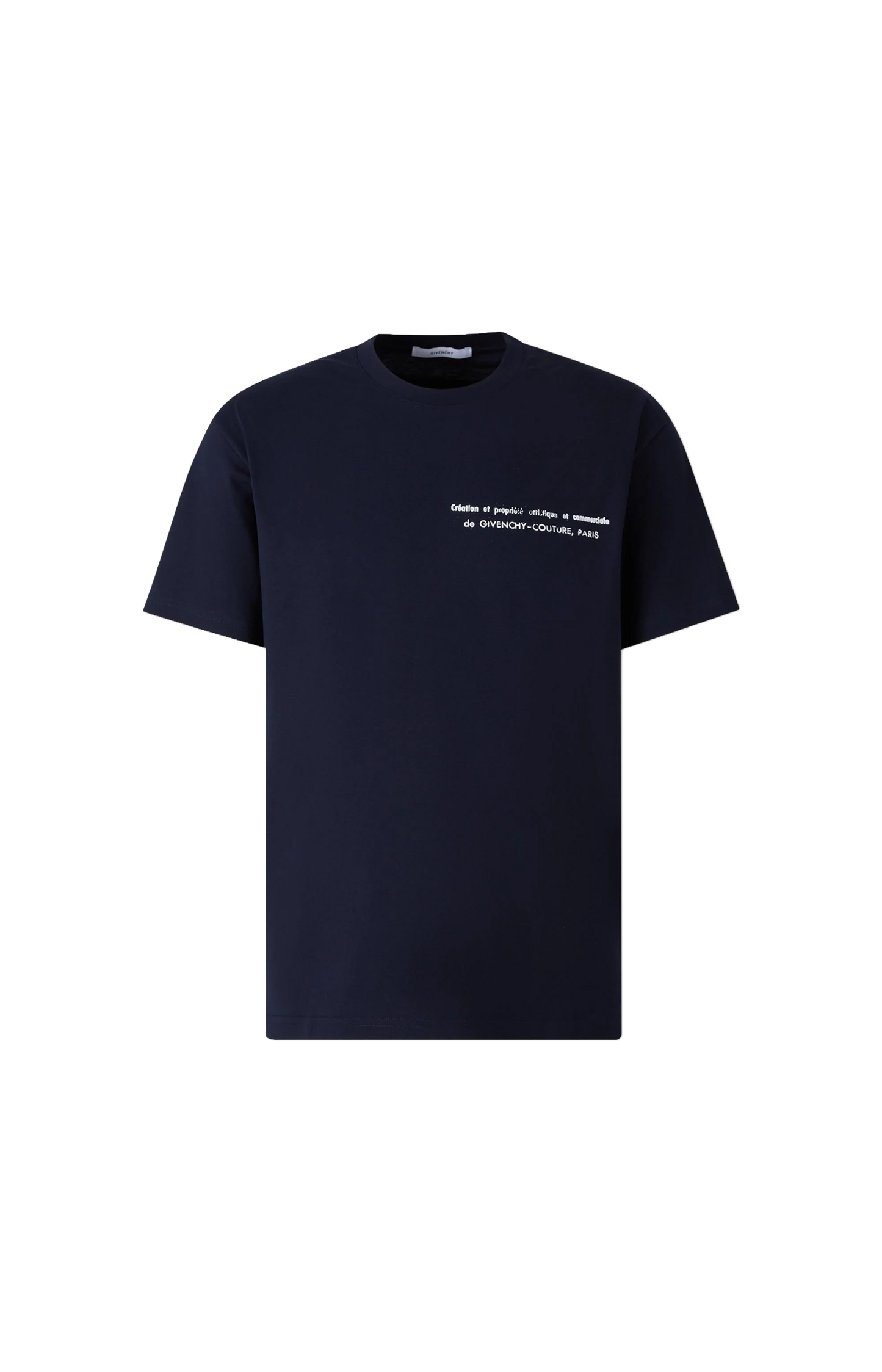 T-Shirt with Logo in Navy