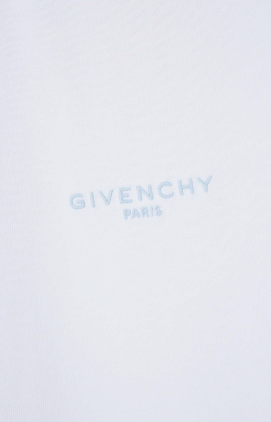 Contrast-Stitch T-Shirt in White