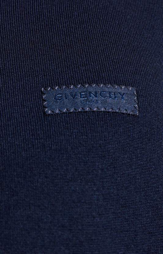Logo-Patch Sweater in Navy