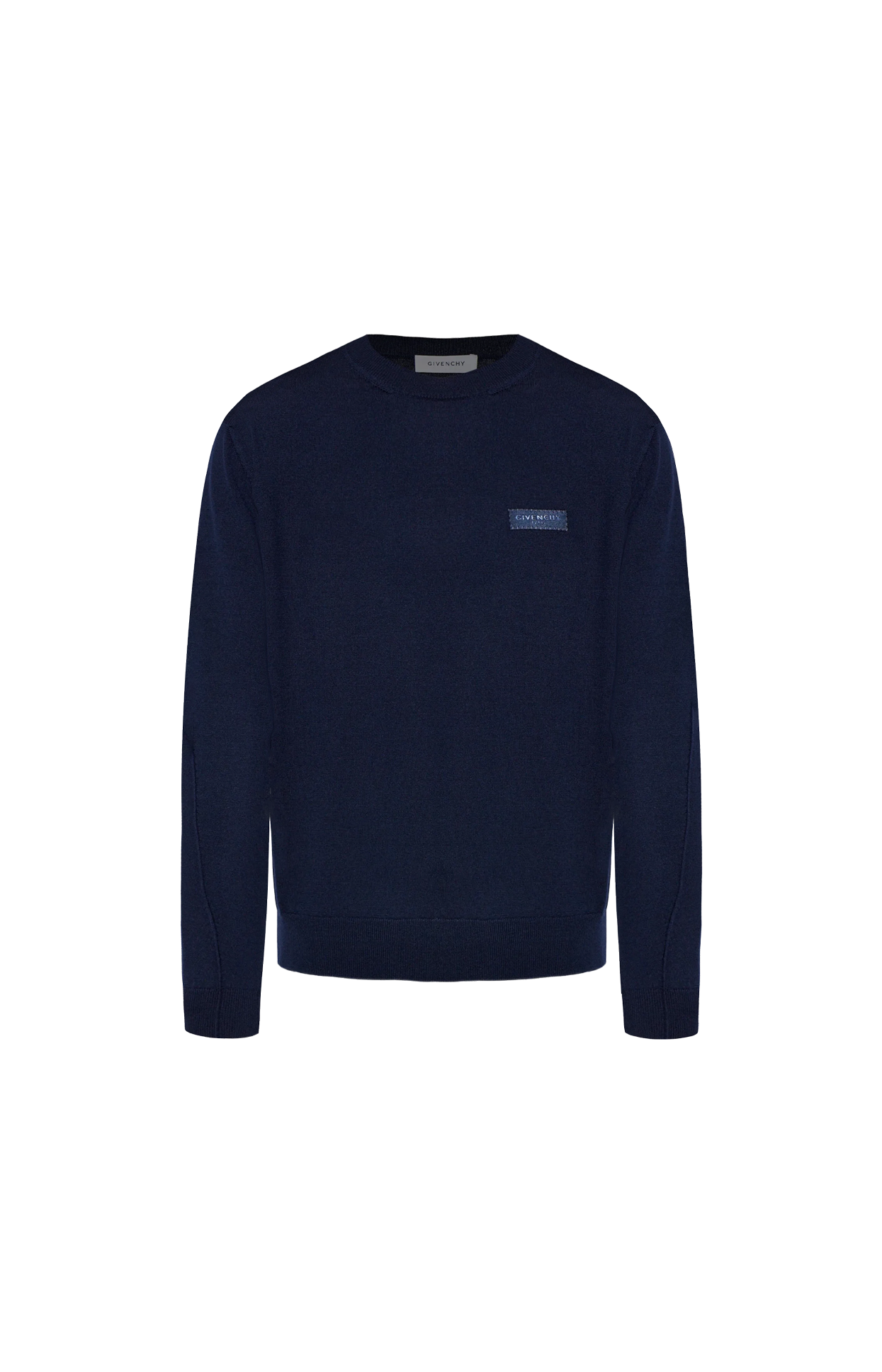 Logo-Patch Sweater in Navy