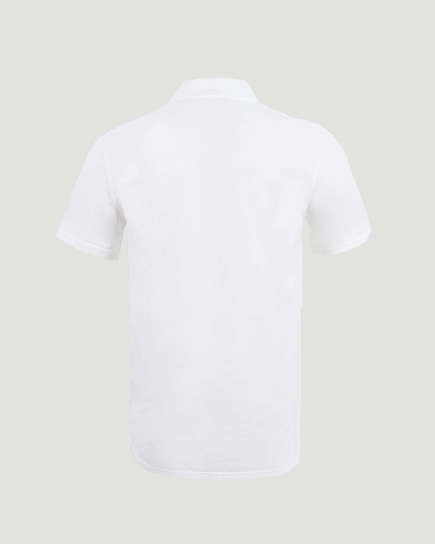 Cotton Polo With GIVENCHY Patch in White