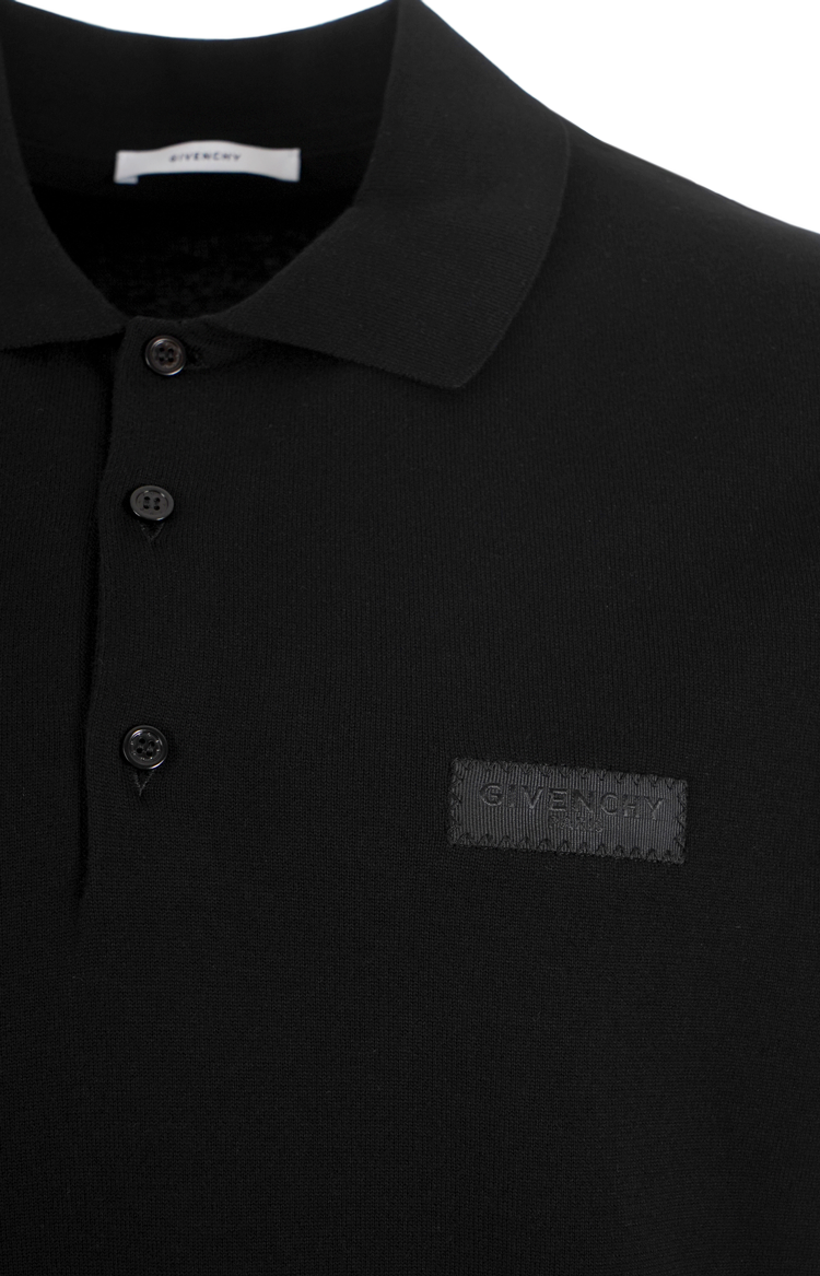 Couture Seam Polo with Gros Grain Detail