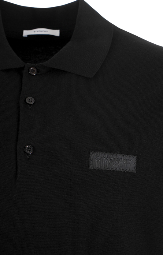 Couture Seam Polo with Gros Grain Detail