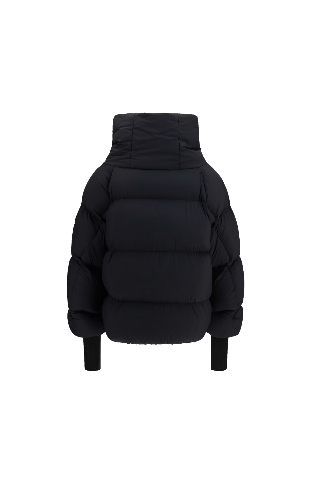 Animal Motif Down Jacket in Black