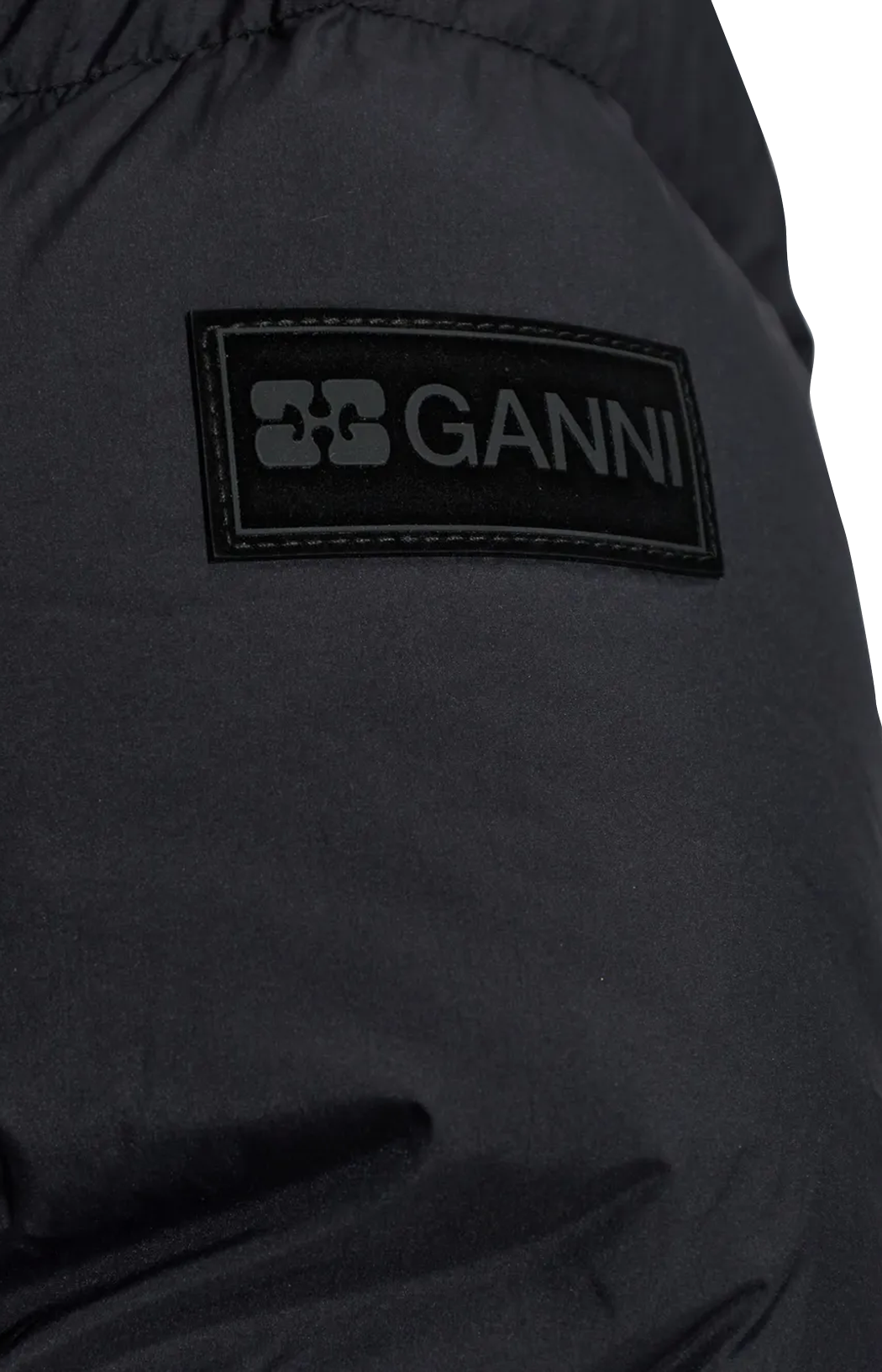 Animal Motif Down Jacket in Black
