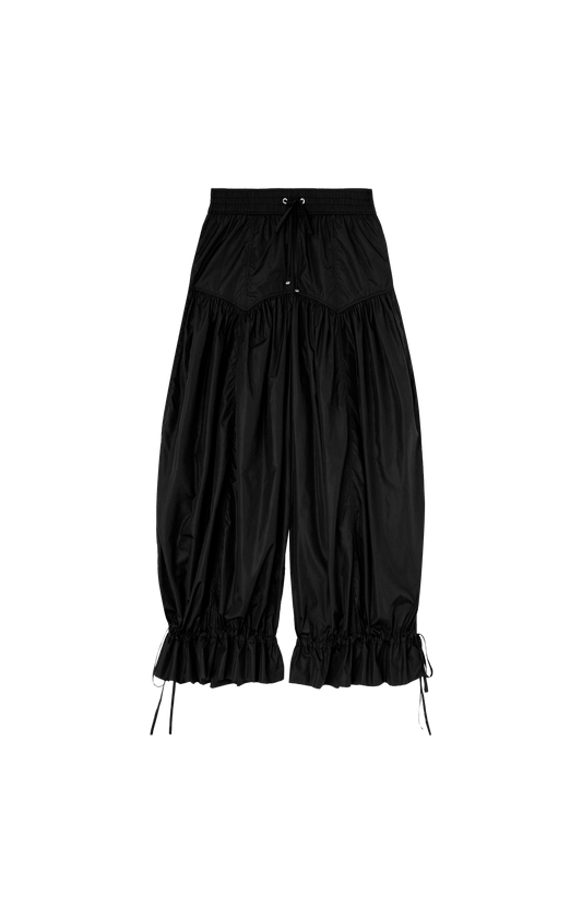 Nylon Trousers in Black
