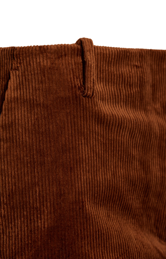 Trousers in Brown Corduroy