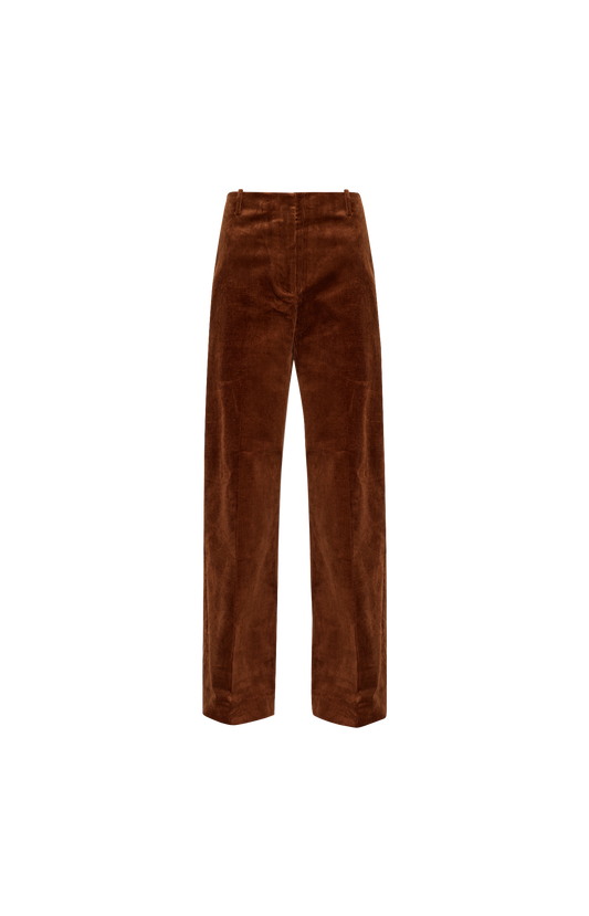 Trousers in Brown Corduroy