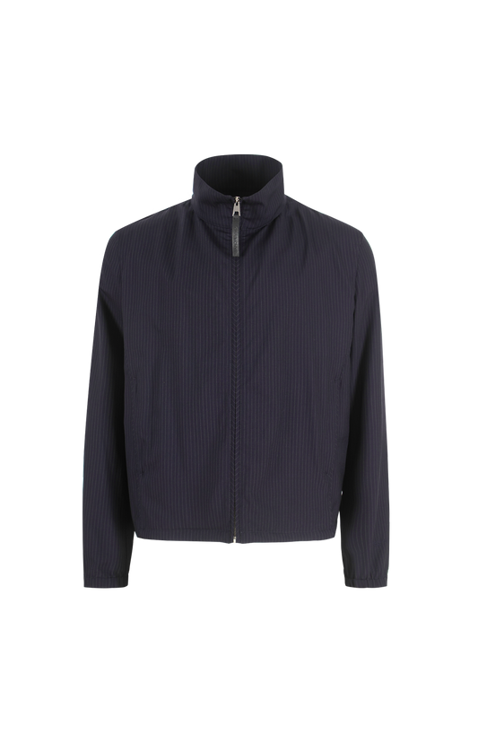 Striped Zipped Blouson