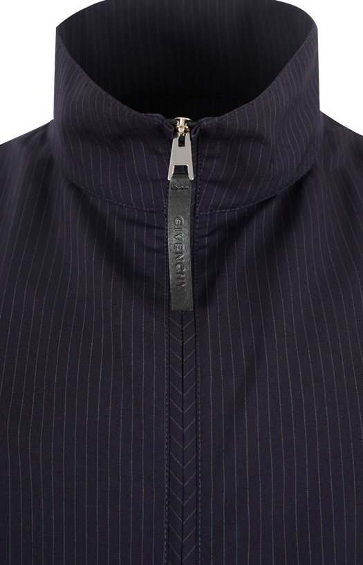 Striped Zipped Blouson