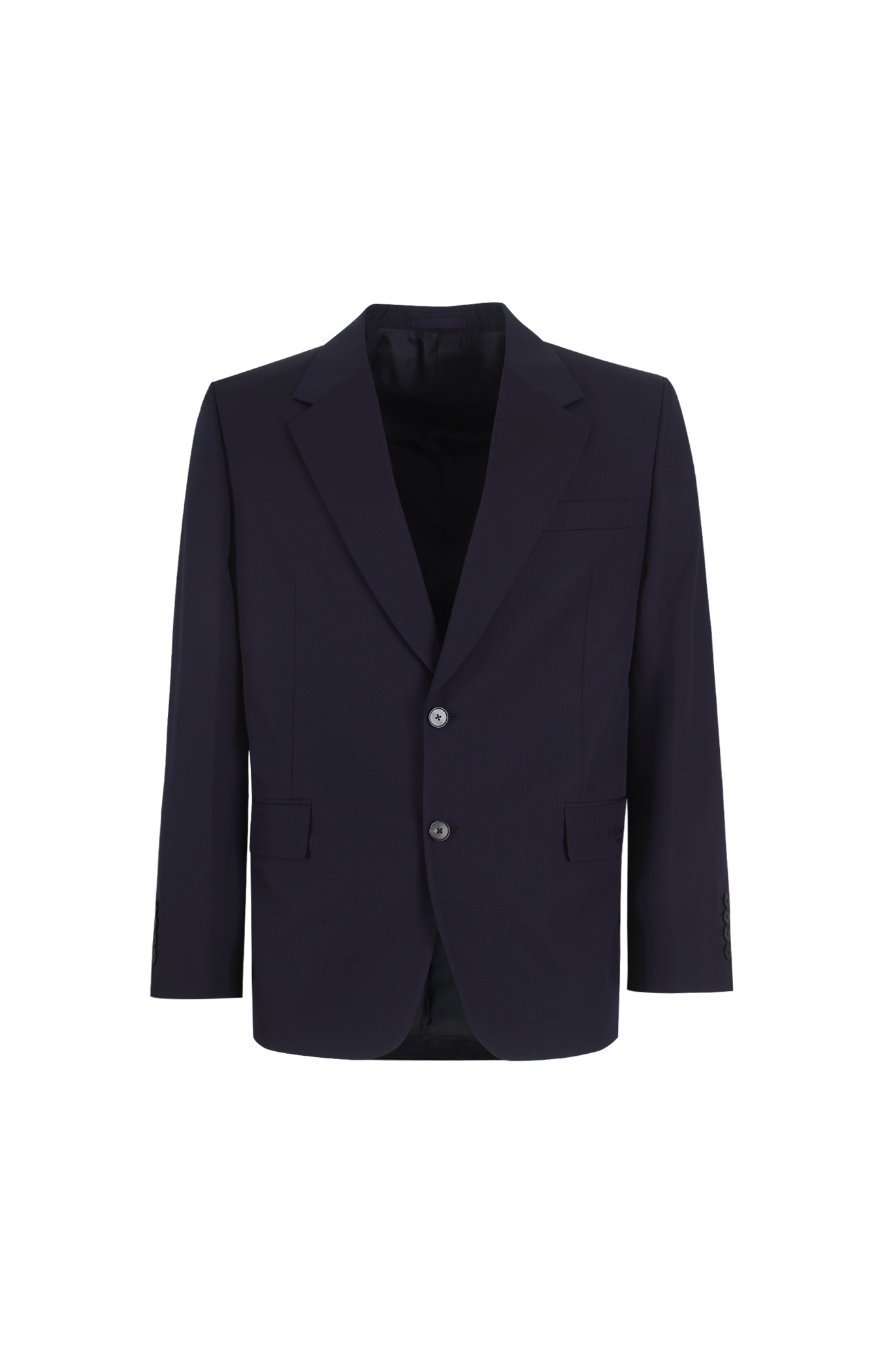 Single-Breasted Regular Jacket in Navy
