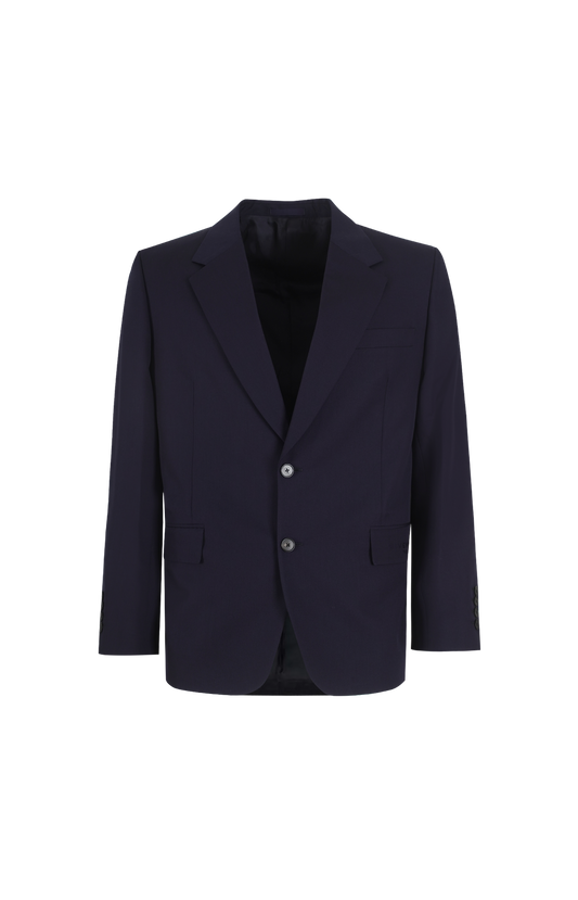 Single-Breasted Regular Jacket in Navy