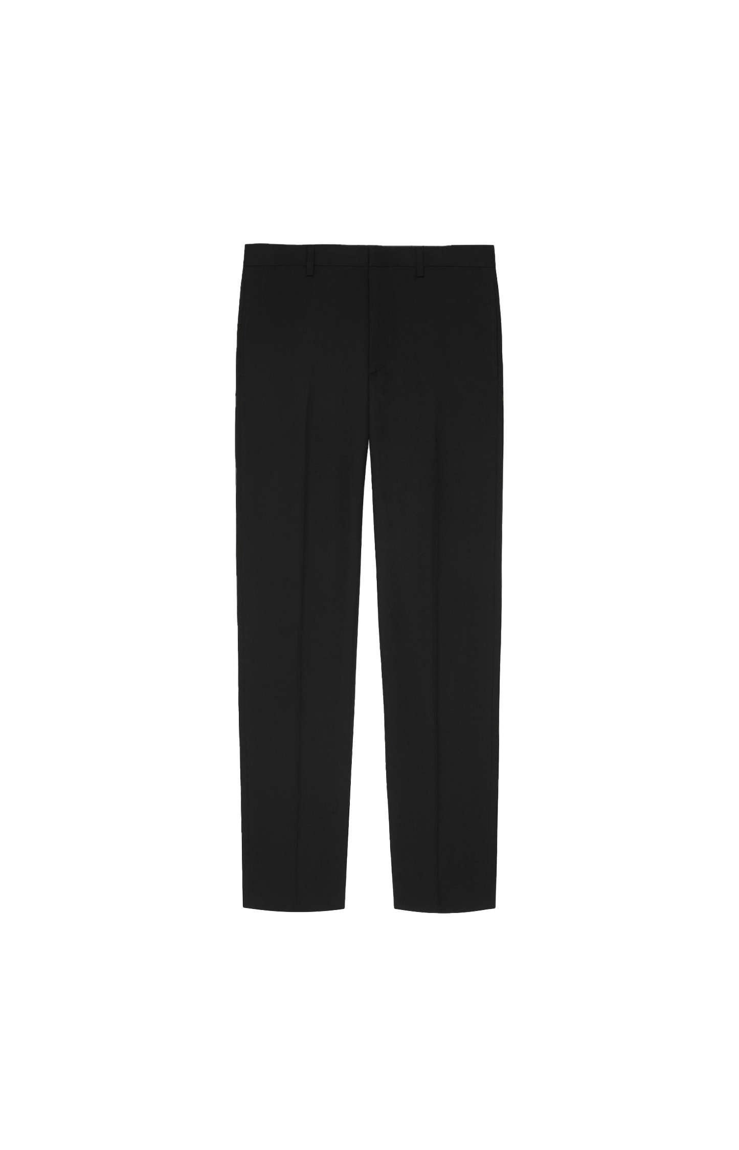 Fitted Leg Tailored Trousers in Wool