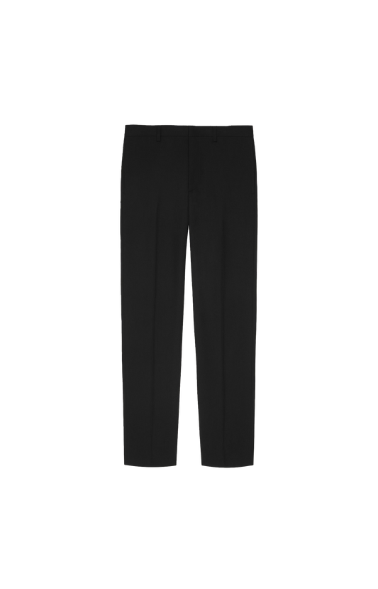 Fitted Leg Tailored Trousers in Wool