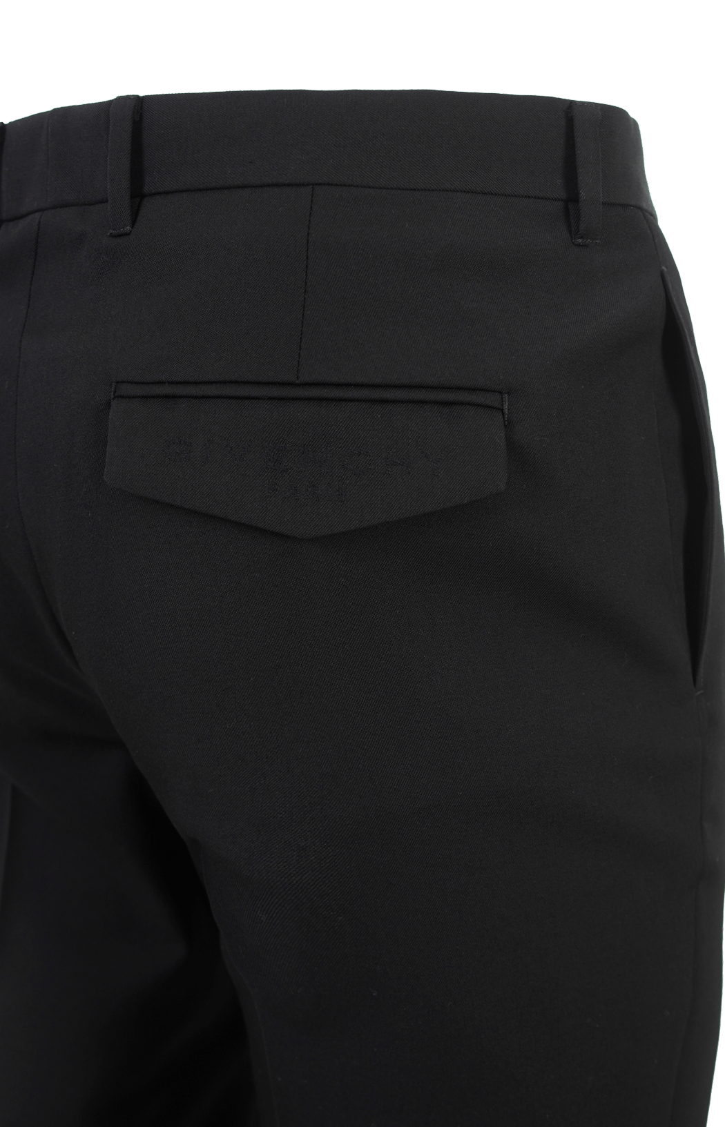 Fitted Leg Tailored Trousers in Wool