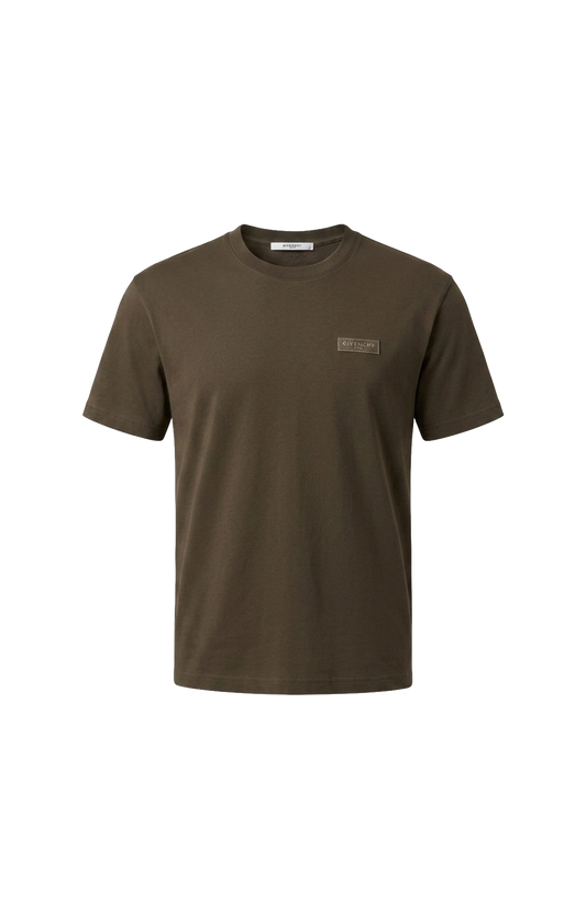 T-shirt in Cotton with GIVENCHY Paris Gros Grain
