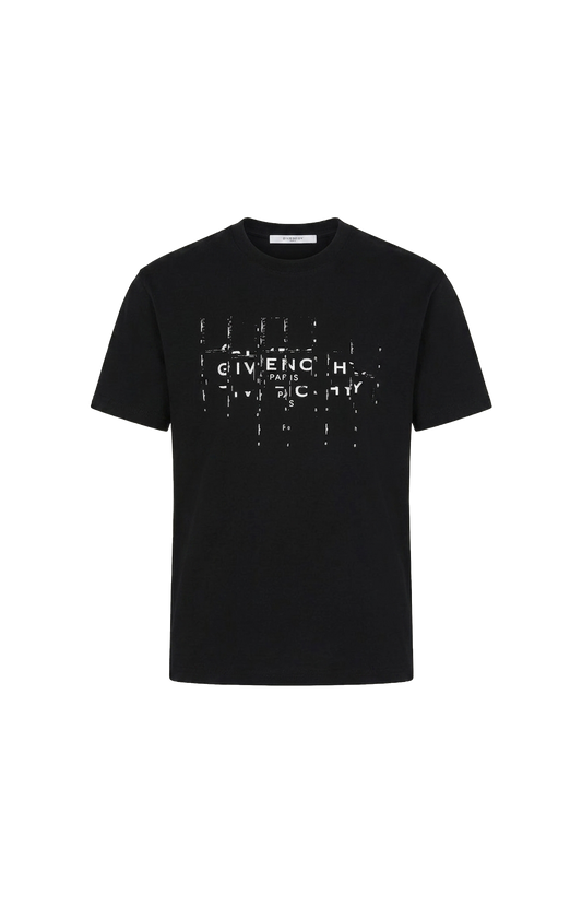 T-shirt in cotton with Photographic Negative print