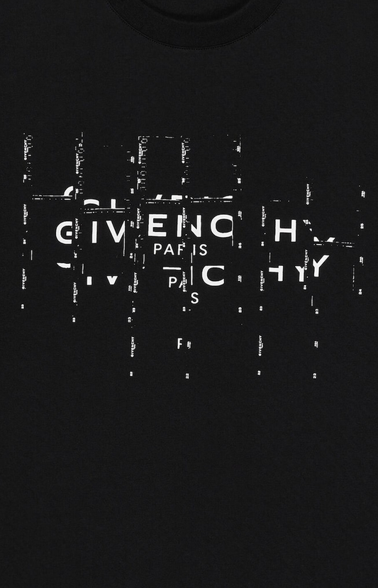 T-shirt in cotton with Photographic Negative print