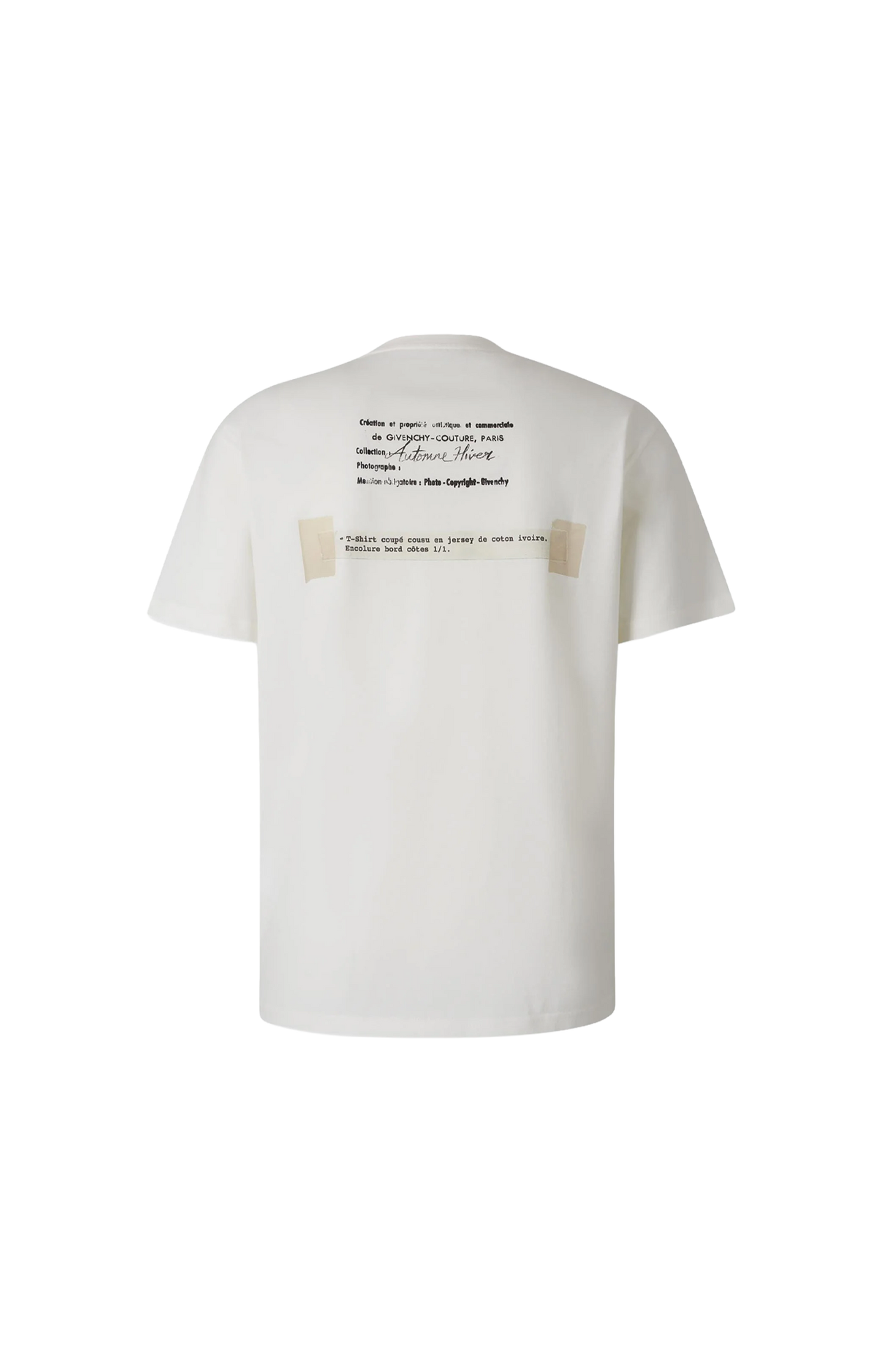 T-Shirt with Logo in Ivory