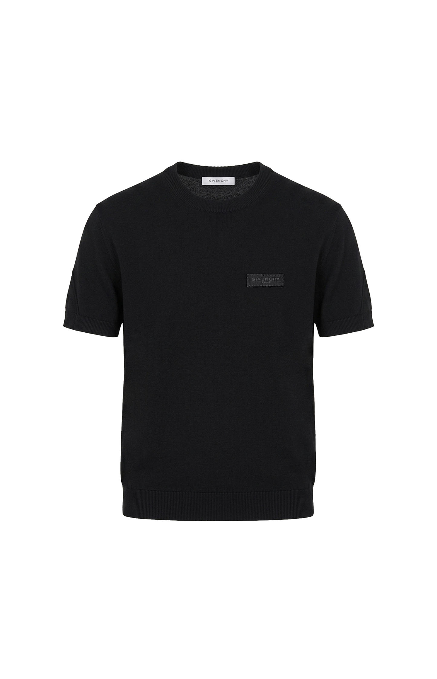 Couture Seam T-Shirt in Knit with Gros Grain Detail