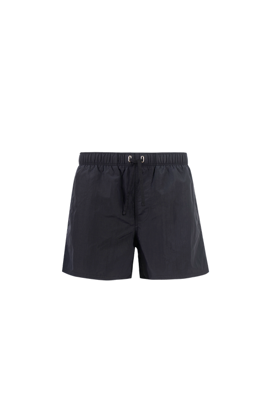 Black shorts on a white background