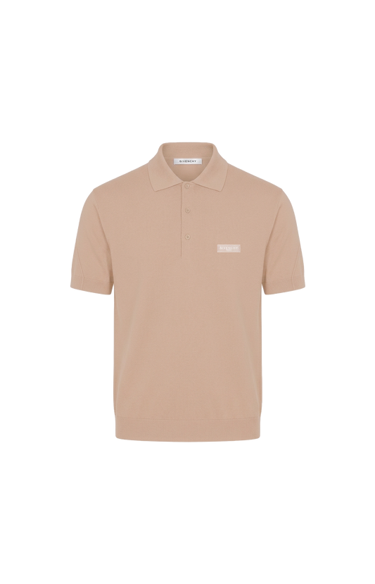 Couture Seam Polo with Gros Grain Detail