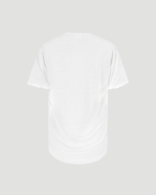 LINEN T-SHIRT IN WHITE