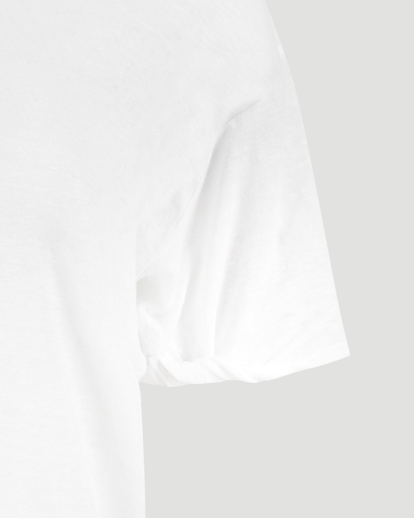 LINEN T-SHIRT IN WHITE