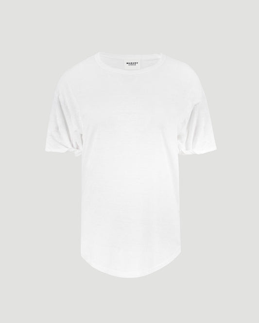 LINEN T-SHIRT IN WHITE