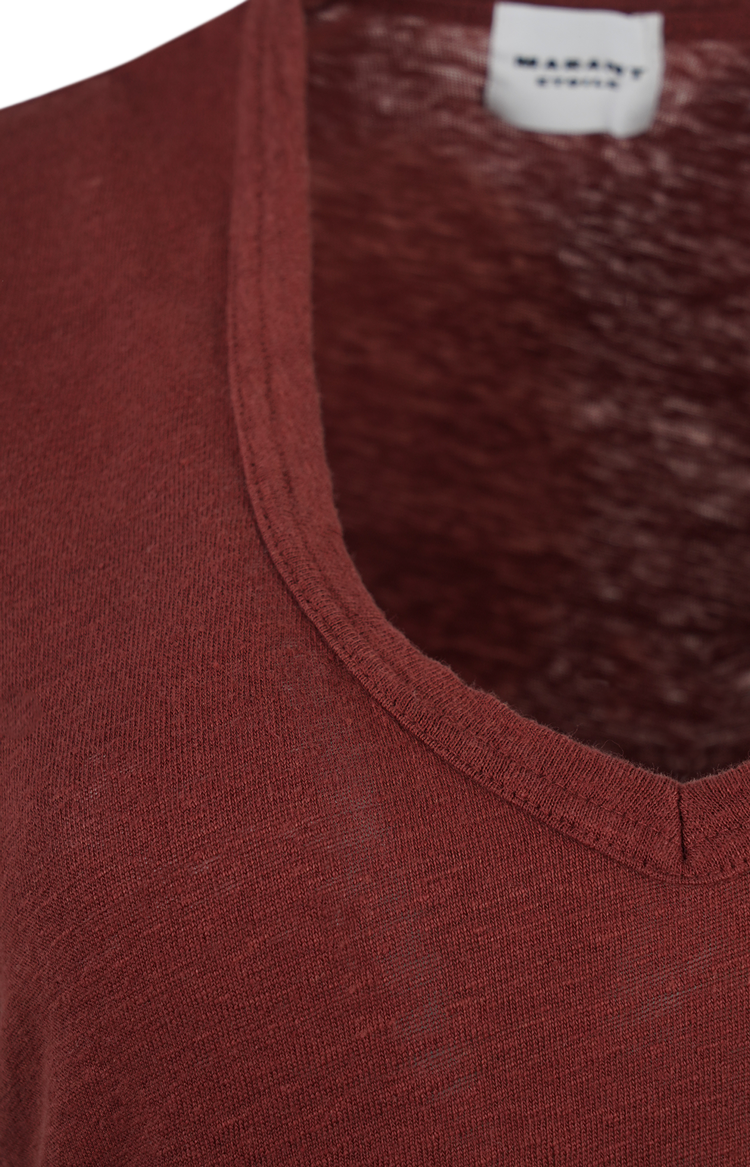 Zankou Short-Sleeve Linen T-Shirt