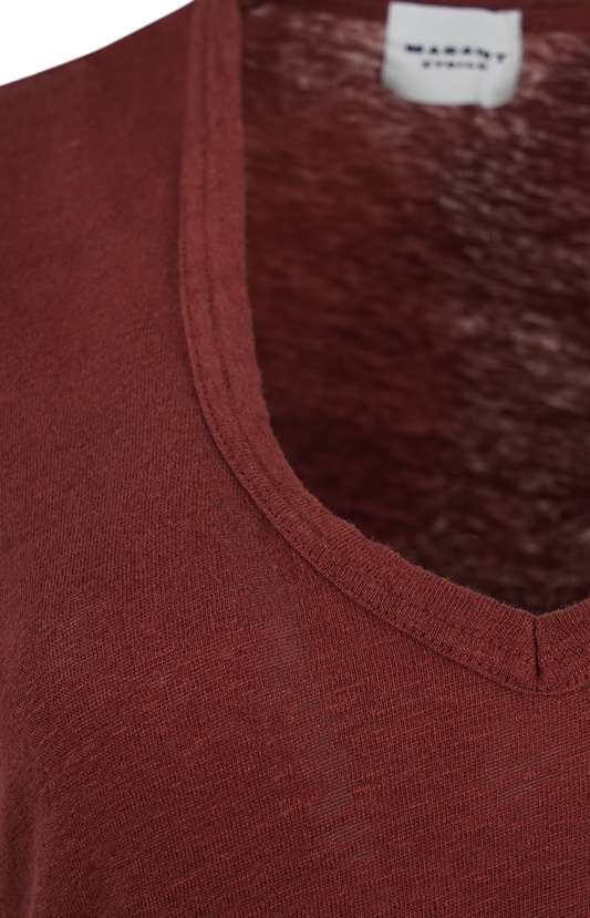 Zankou Short-Sleeve Linen T-Shirt