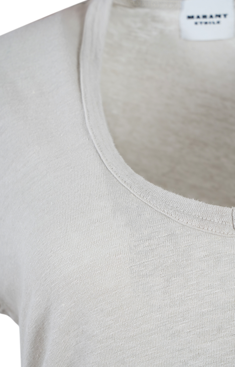 Zankou Short-Sleeve Linen T-Shirt