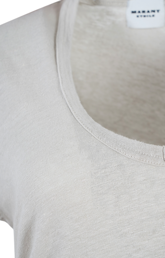Zankou Short-Sleeve Linen T-Shirt