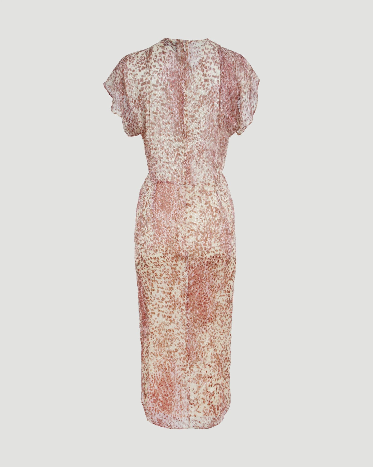 Burnout Velvet Midi Dress