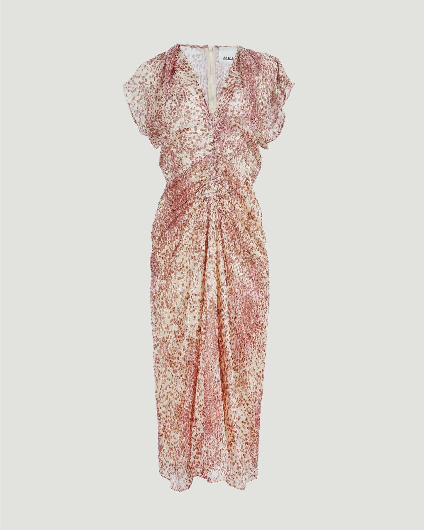 Burnout Velvet Midi Dress
