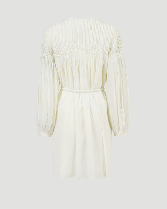 ADELIANI DRESS IN ECRU