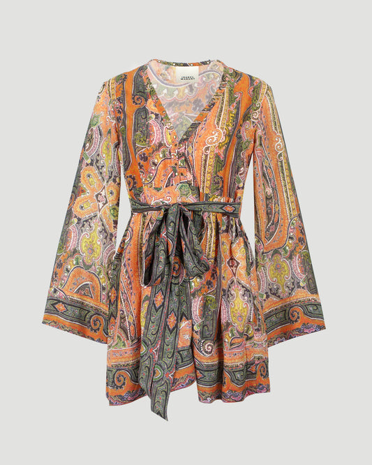 Morgane Dress in Orange