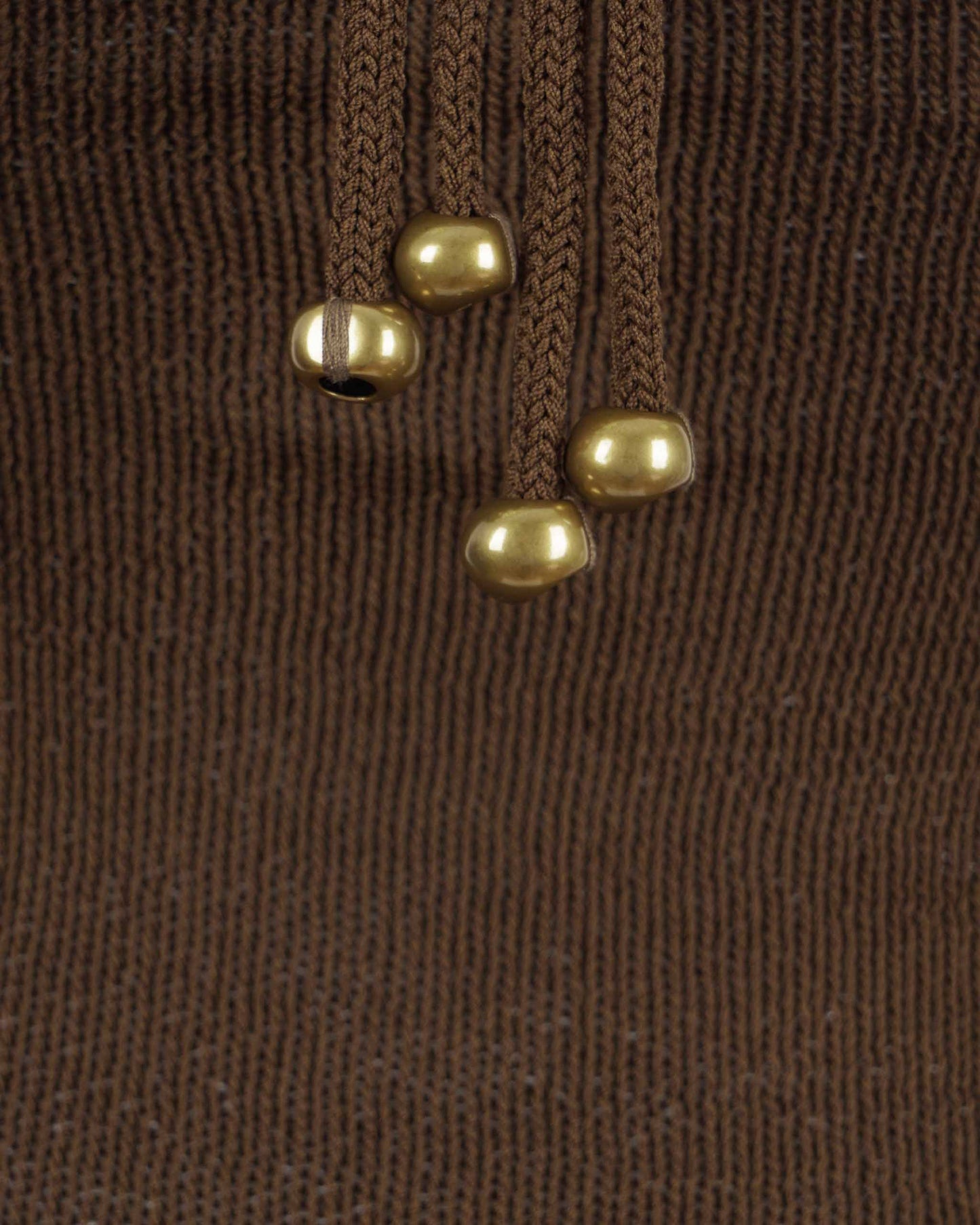 Eileen Long Fine Knit Dress in Bronze