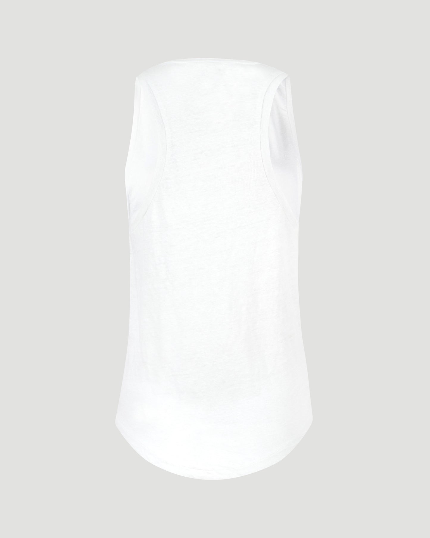 Arielle linen top in white
