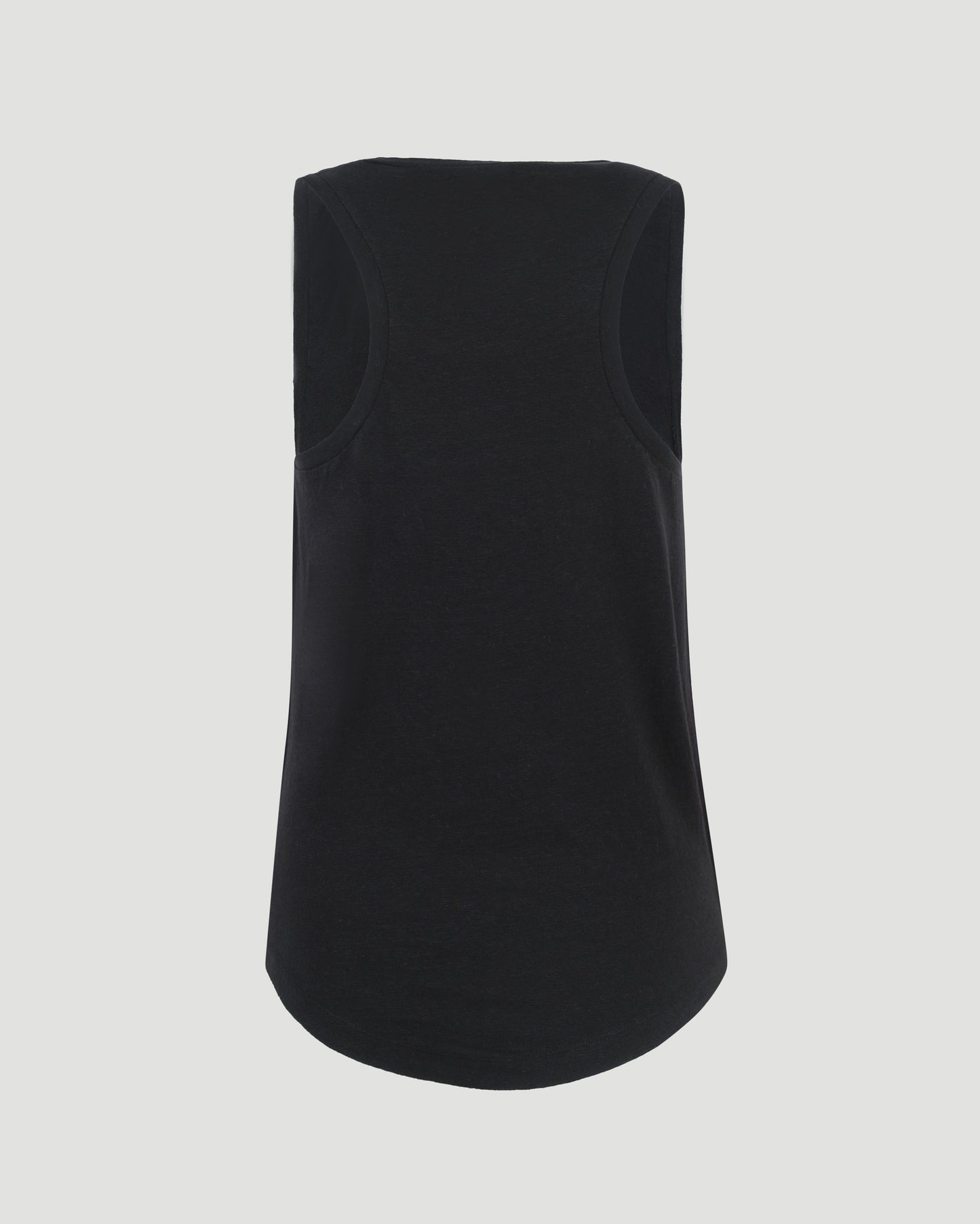 Arielle linen top in black