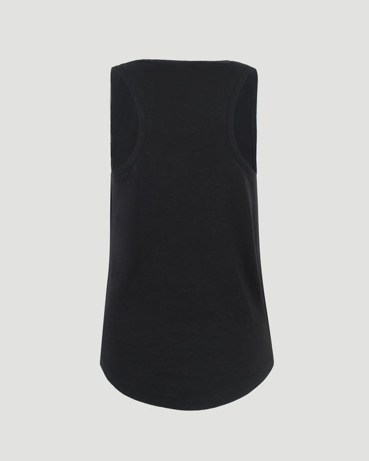 Arielle linen top in black