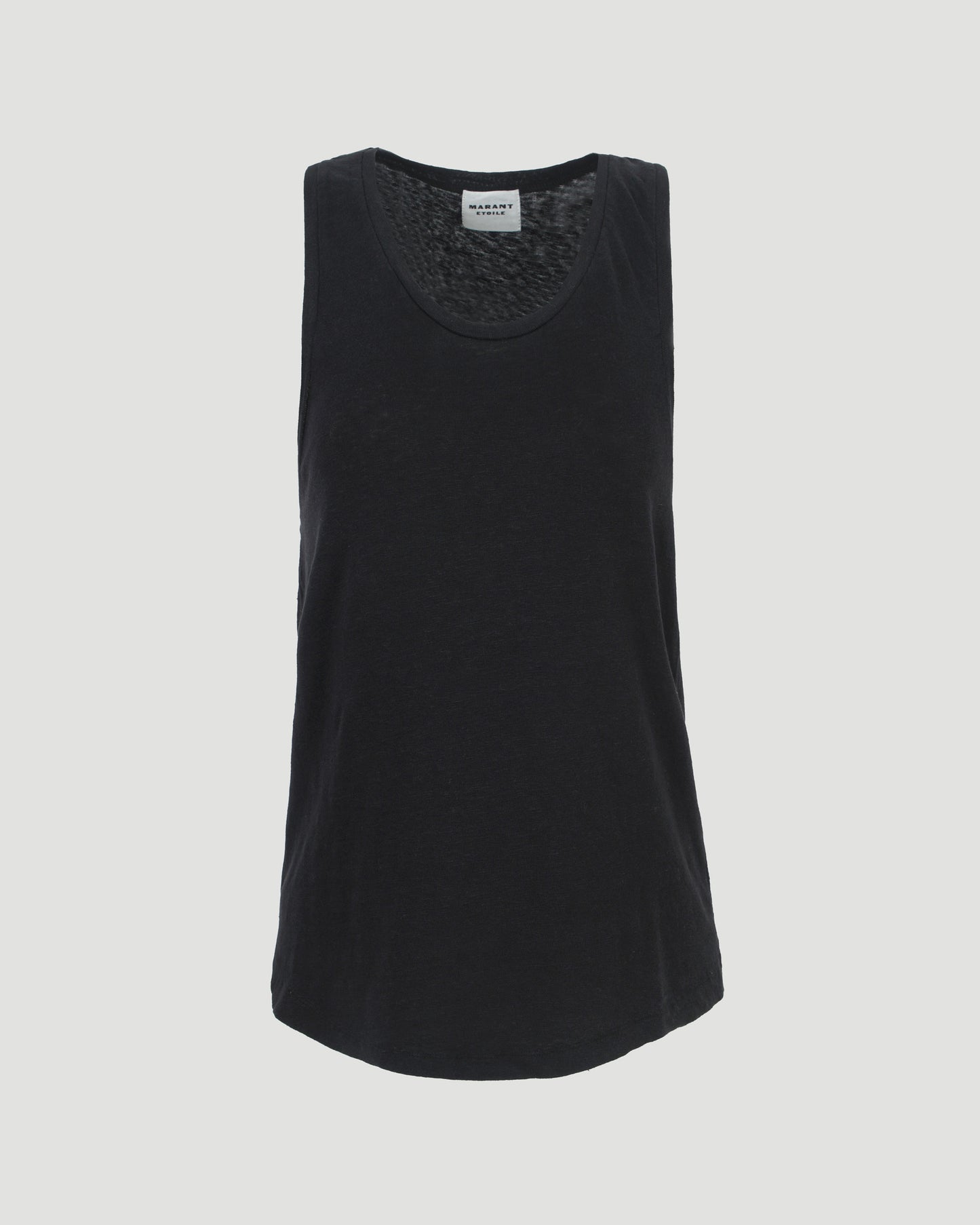 Arielle linen top in black