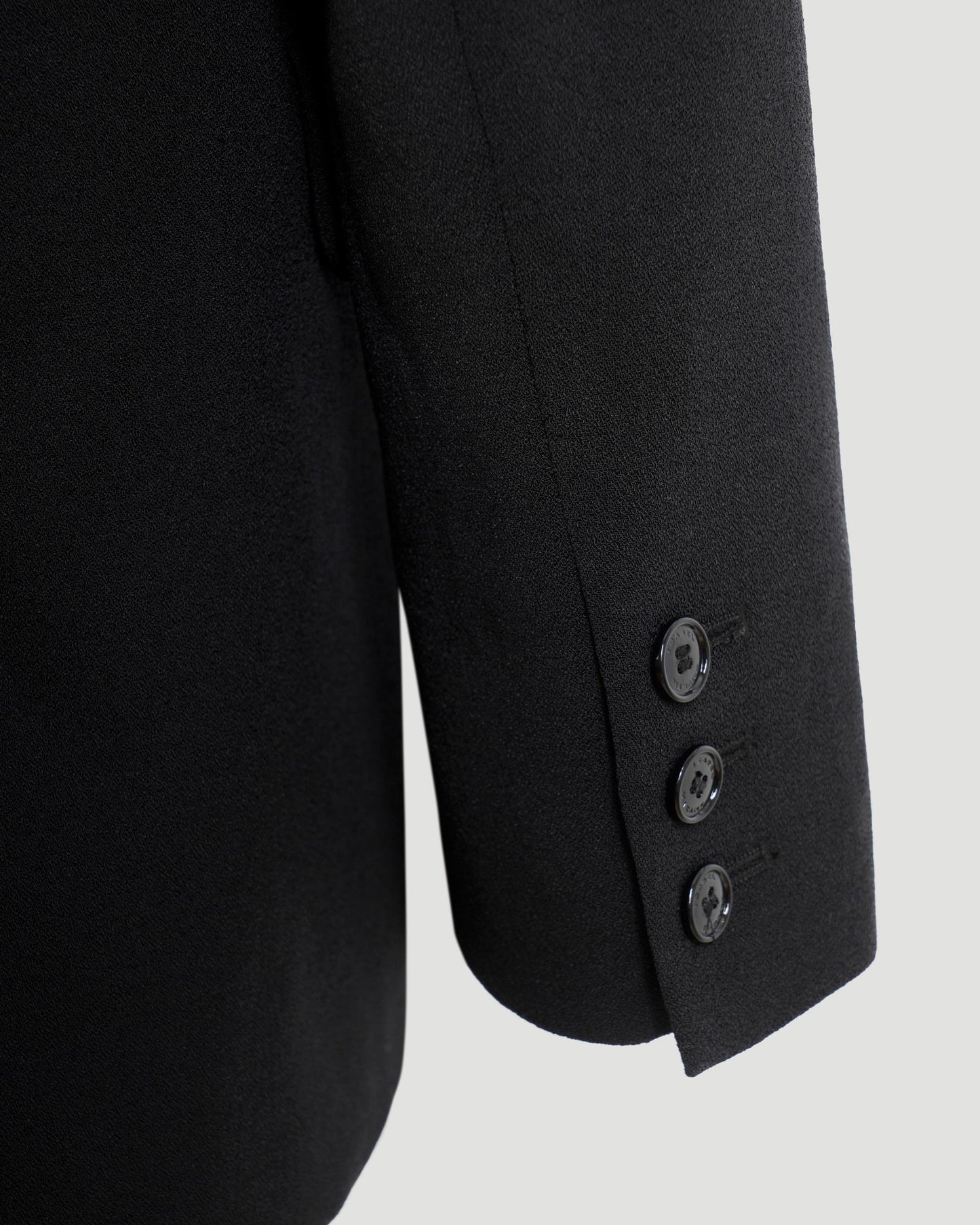 Single-Breasted Blazer in Black