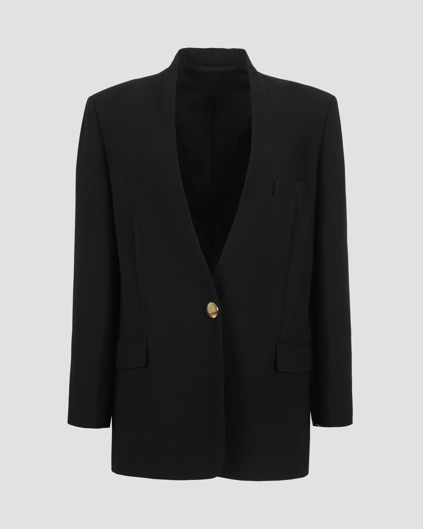 Flowing Suit Jacket in Black